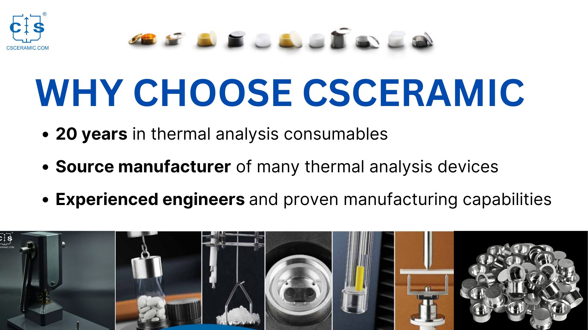 Thermal analysis consumables