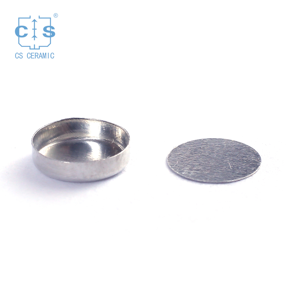 Plato de muestras de Al/aluminio con tapa D5*2,5 mm para Setaram (crisoles de analizador térmico)
