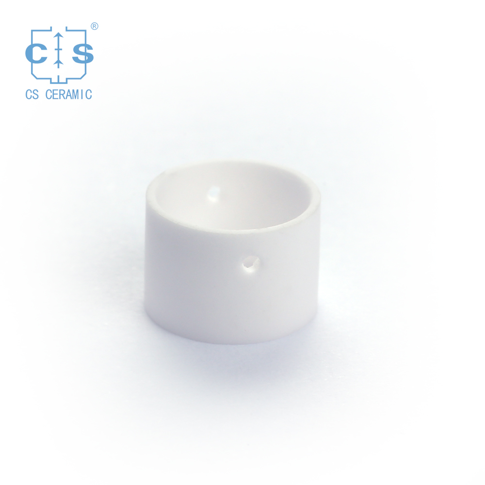 Crisol de cerámica de 100 μl AL2O3 Φ5 mm x 10 mm con orificio para Setaram (bandejas de muestra)
