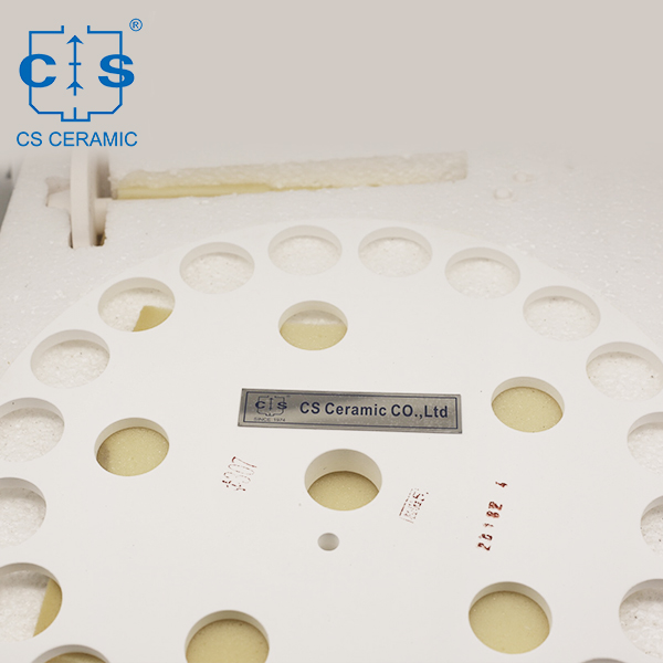 Bandeja giratoria de cerámica para cenizas y eje para el analizador próximo CKIC 5E-MAG6700 - Prueba TGA

