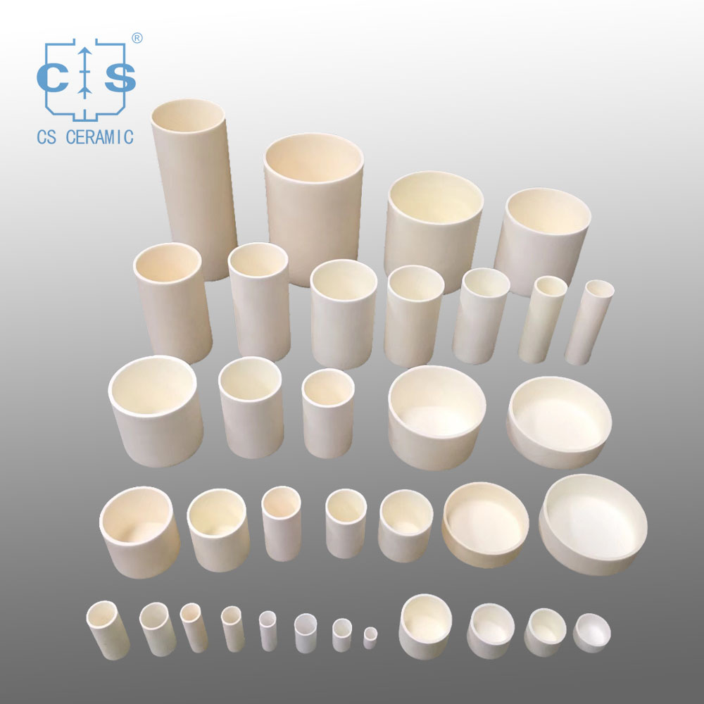 Crisol de cerámica de alúmina cilíndrico 0.5ml-23000ml