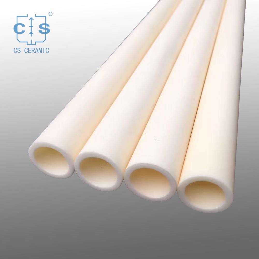 Tubos/tubos de cerámica de alúmina Ambos tubos abiertos de un solo orificio Longitud 1 mm-2500 mm