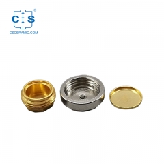 Reusable High Pressure Capsules Stainless steel gold plated with lid/seal for TA