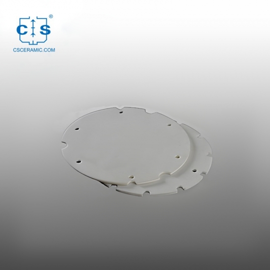Sustrato de cerámica de alúmina de alta temperatura/disco/lámina/placa de desgaste