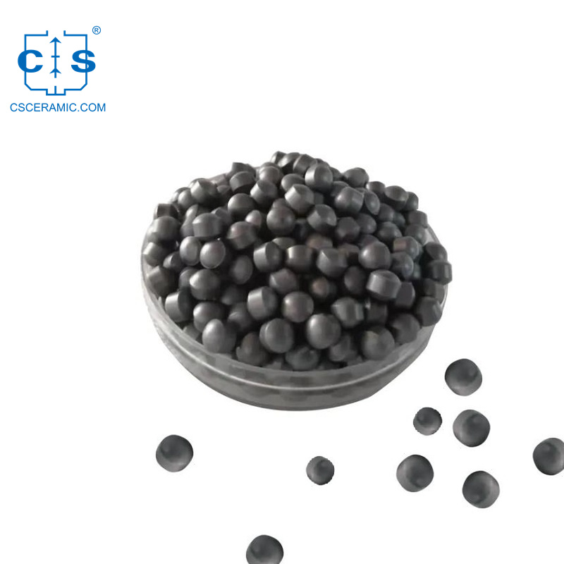 Bola de cerámica SiC Negro Pulido Bolas de carburo de silicio de alto rendimiento de 2 mm o 3 mm
