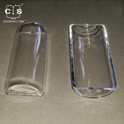 99,98% 99,99% Barcos de cuarzo transparente Barcos de vidrio SiO2