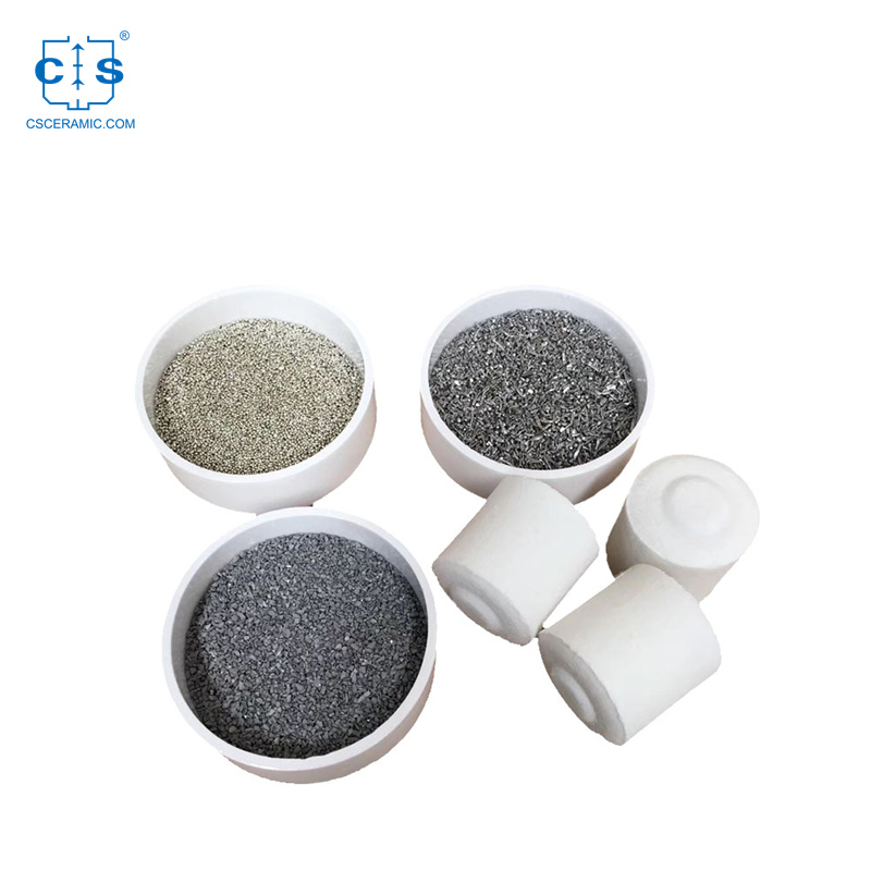 Crisoles de cerámica de 26*26 mm para analizadores C/S de azufre de carbono