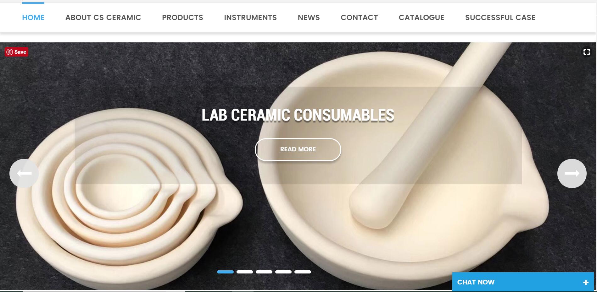 El sitio web oficial de CS Ceramic tiene diez tipos de interfaces de idiomas ahora